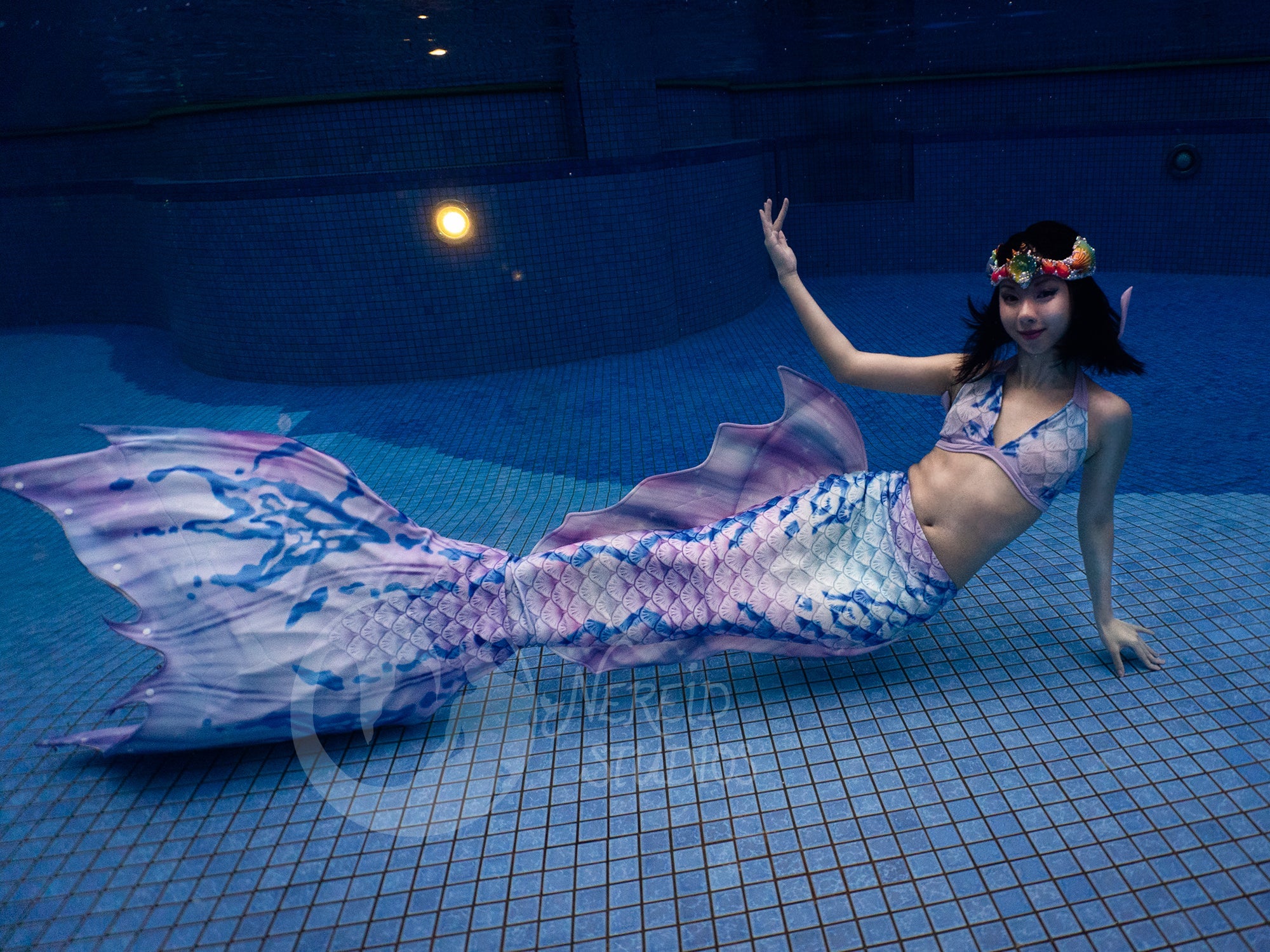 Winter Mirage swimmable mermaid tail [NEW FABRIC] –